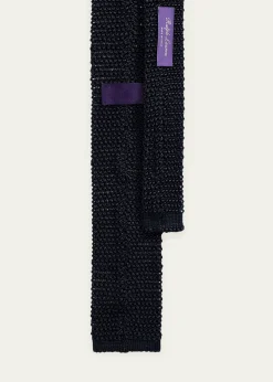 Ralph Lauren Purple LabelKnit Silk Tie