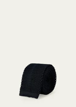 Ralph Lauren Purple LabelKnit Silk Tie