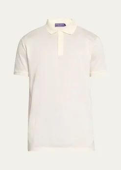 Ralph Lauren Purple LabelMen's RL Pique Polo Shirt