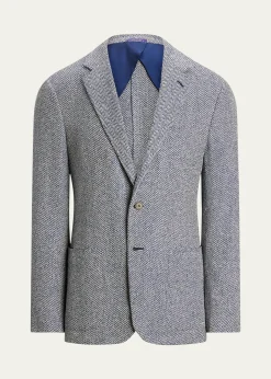 Ralph Lauren Purple LabelMen's Kent Herringbone Sport Coat