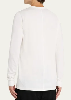 Rick OwensMen's Cotton Long-Sleeve Crewneck T-Shirt