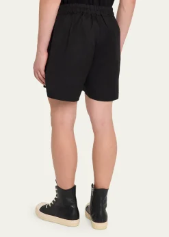 Rick OwensMen's Cotton Maxi-Drawstring Shorts