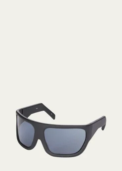 Rick OwensMen's Davis Wrap Acetate Sunglasses