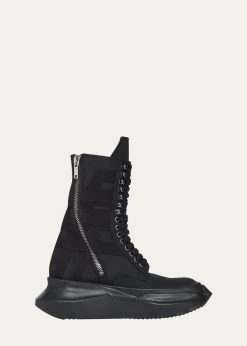Rick OwensMen's Low Army Abstract Combat Boots