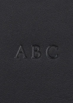 ROYCE New YorkMonogrammed Leather Envelope Style Card Holder, Personalized