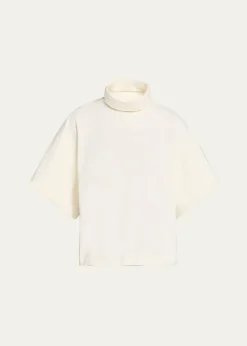 RUADHOrbital Mock-Neck Short-Sleeve T-Shirt