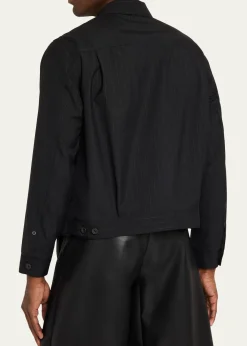SACAIChalk Stripe Jacket