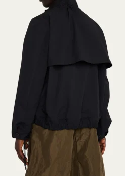 SACAIMen's Nylon Flap-Pocket Jacket