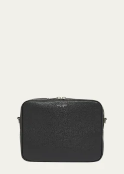 Saint LaurentMen's Small Leather Camera Bag