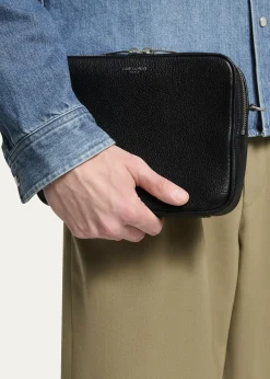 Saint LaurentMen's Small Leather Camera Bag