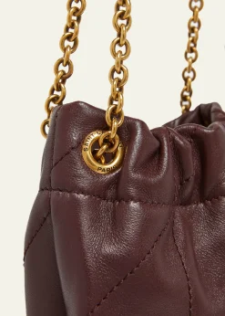 Saint LaurentJamie Mini YSL Quilted Leather Pochon Shoulder Bag