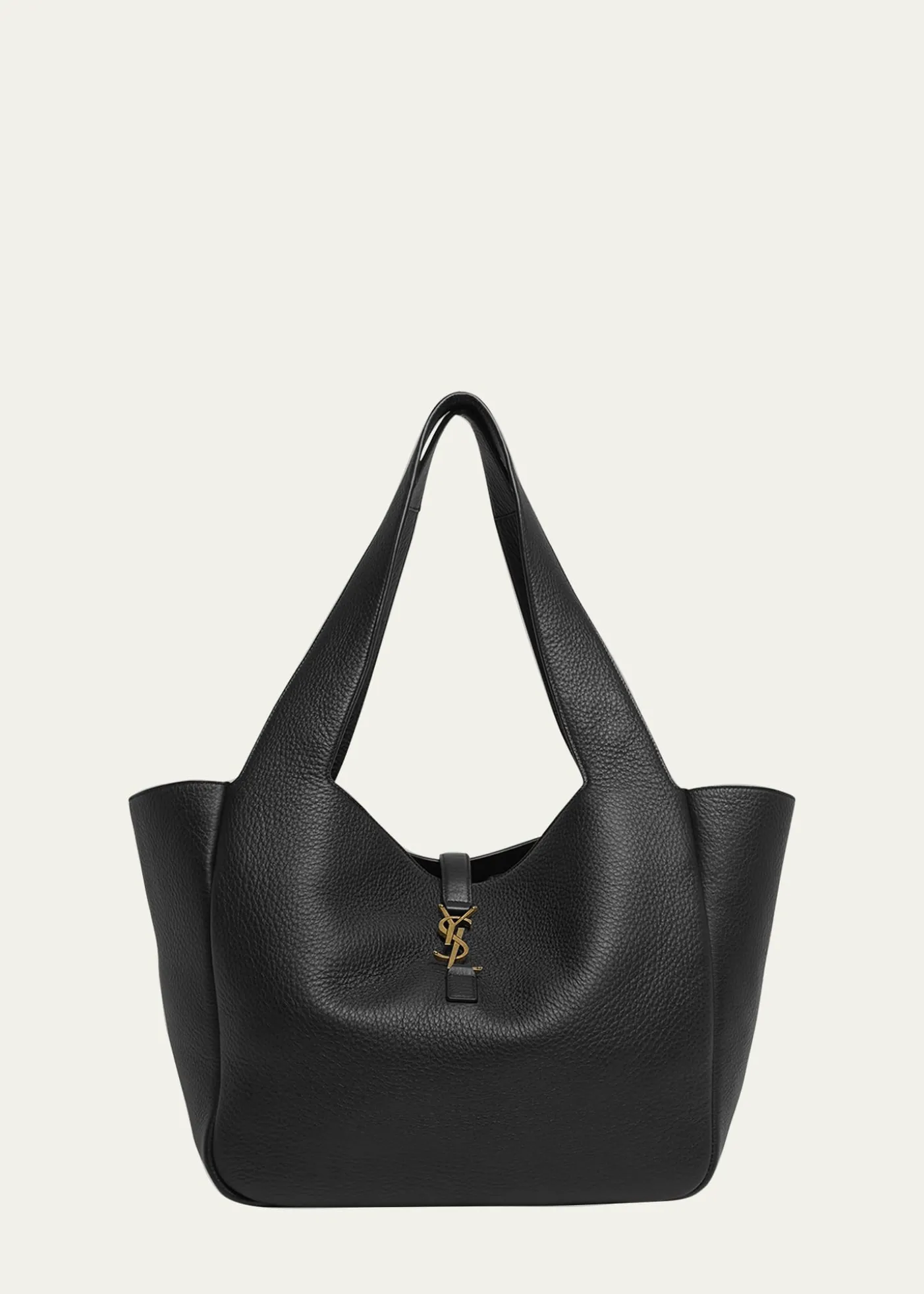 Saint LaurentLe 5 À 7 Bea YSL Tote Bag in Deer Leather