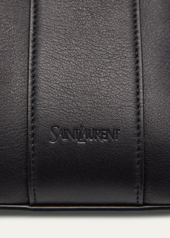 Saint LaurentMen's Giant Y Grainy Leather Tote Bag