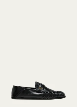 Saint LaurentMen's Le Loafer Leather Penny Loafers