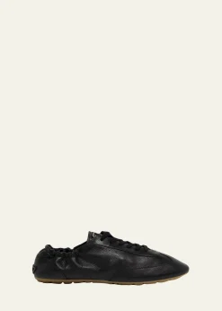 Saint LaurentMen's Lewis Grained Leather Sneakers