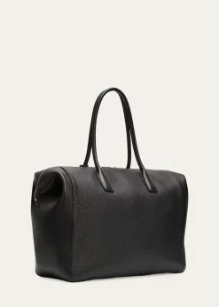 Saint LaurentMen's North/South Doctor Bag in Grainy Leather