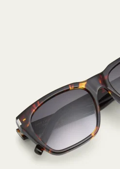 Saint LaurentMen's SL 5980 Acetate Rectangle Sunglasses
