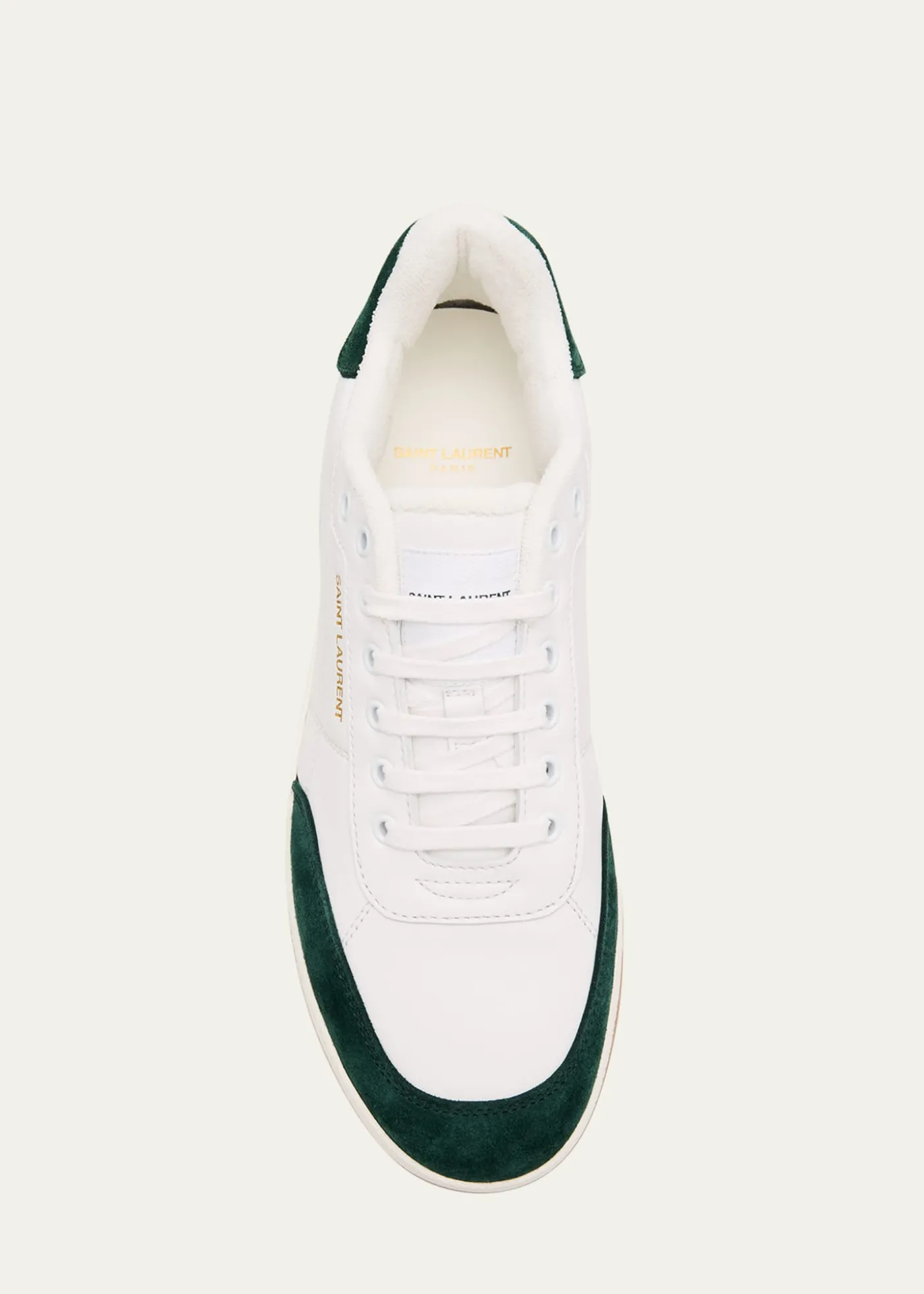 Saint LaurentMen's SL61 Leather and Suede Low-Top Sneakers