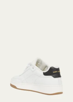 Saint LaurentMen's SL61 Leather Low-Top Sneakers