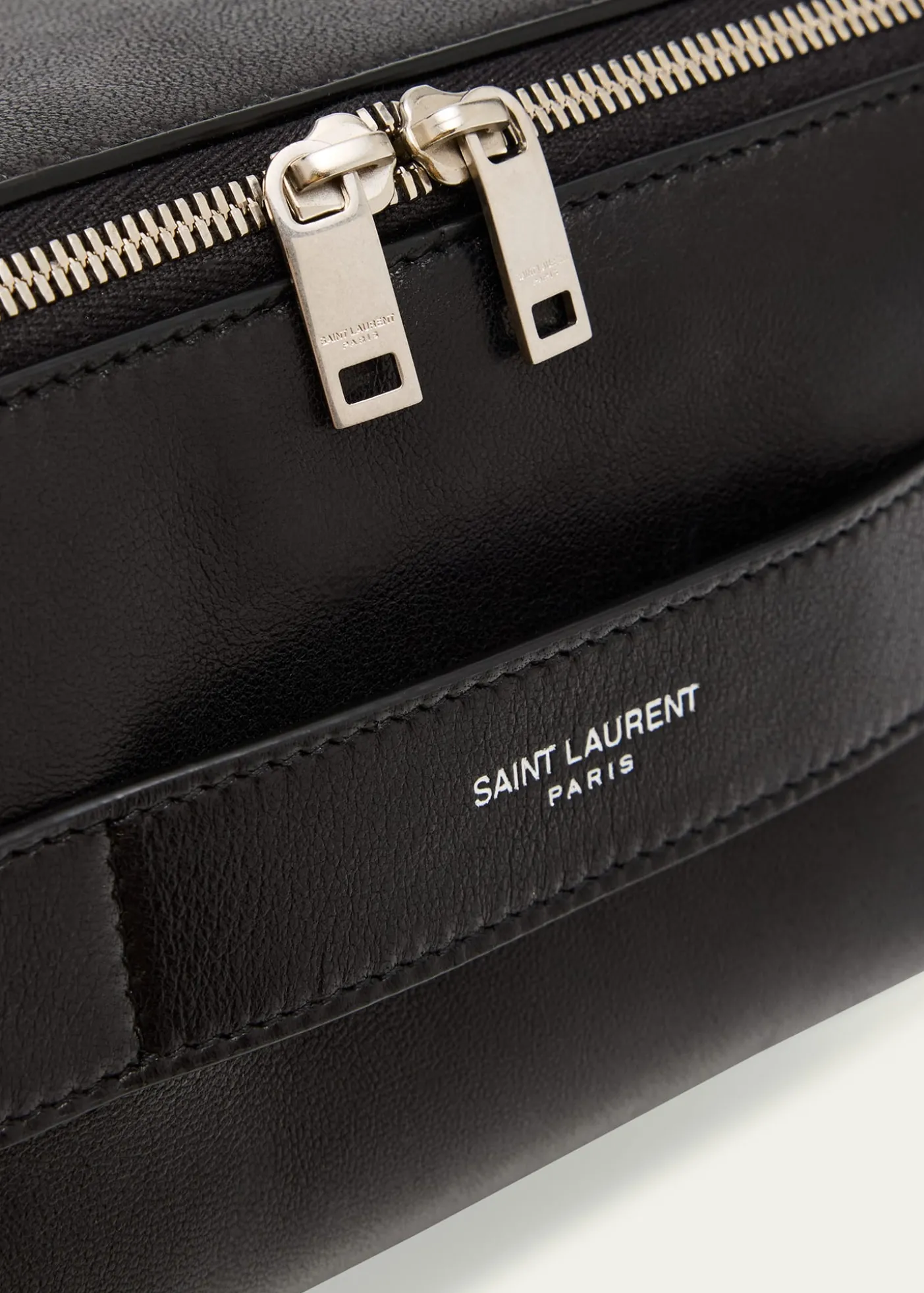 Saint LaurentMen's Small Cube Trousse Leather Toiletry Case