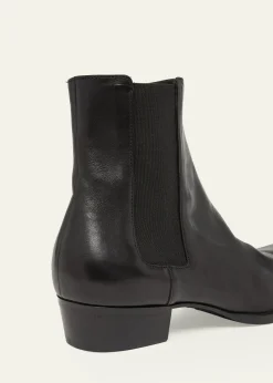 Saint LaurentMen's Stanton Leather Chelsea Boots