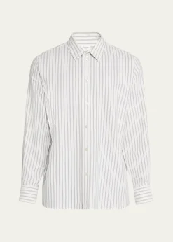 Saint LaurentMen's Striped Sport Shirt