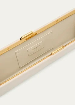 Saint LaurentMidnight Large Pochette Clutch Bag in Leather