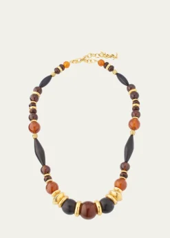 Saint LaurentMixed Bead Necklace