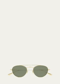 Saint Laurent51mm Metal Aviator Sunglasses