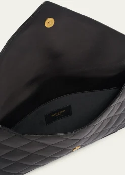Saint LaurentParis Pouch in Lambskin Leather