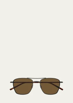 Saint LaurentSL 866 Metal and Bio-Nylon Aviator Sunglasses