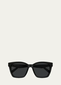 Saint LaurentSL M171/F Recycled Acetate Square Sunglasses