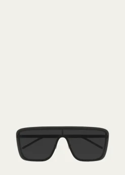 Saint LaurentUnisex Mask Metal Shield Sunglasses