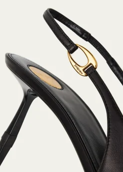 Saint LaurentVendome Leather Slingback Pumps