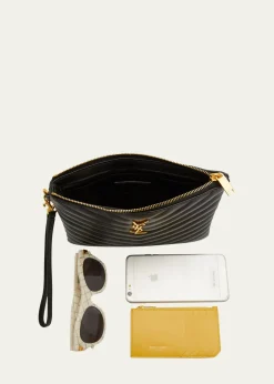 Saint LaurentYSL Monogram Small Pouch in Smooth Leather