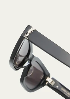 Saint LaurentYSL Plastic Cat-Eye Sunglasses