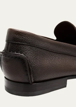 SantoniMen's Ikangia Leather Penny Loafers