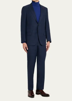 SantoniMen's Isaac Cap-Toe Leather Oxford Shoes