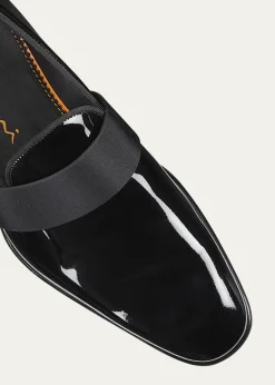 SantoniMen's Isomer Patent Slip-On