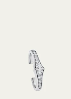 Sara Weinstock18K White Gold Lucia Diamond Ear Cuff, Single