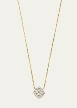 Sara Weinstock18K Yellow Gold Flora Diamond Pendant Necklace
