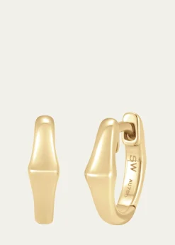 Sara Weinstock18K Yellow Gold Lucia Huggie Earrings