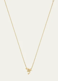 Sara Weinstock18K Yellow Gold Queen Bee Extra Petite Pendant Necklace, 16"L