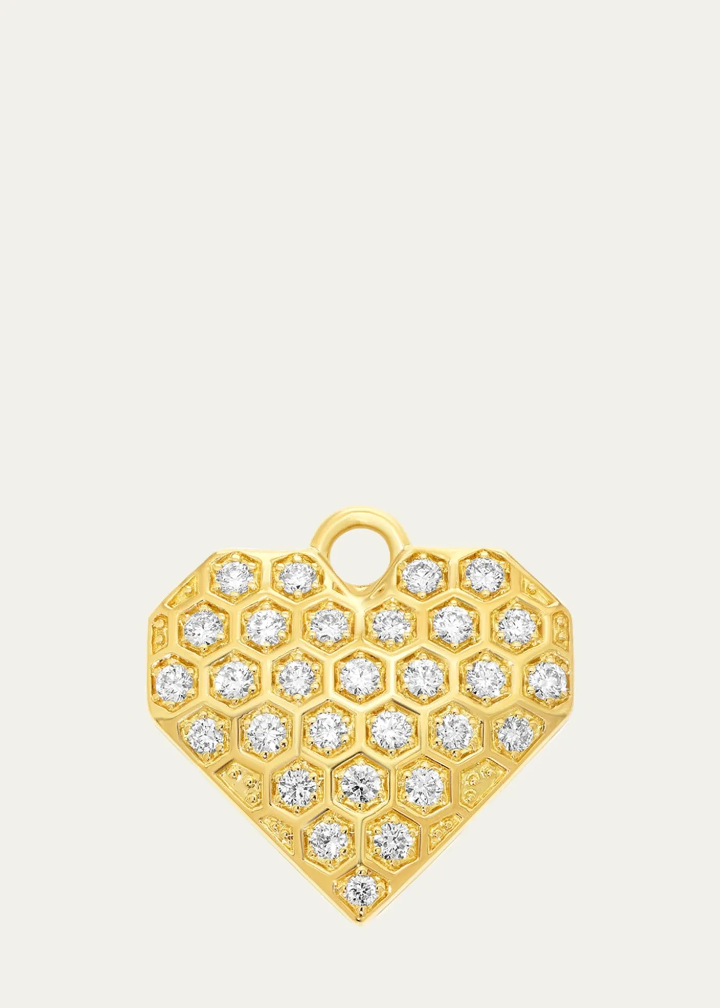 Sara WeinstockSW 18K Gold & Diamond Heart Charm