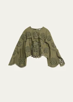 SeaGardener Embroidered Blouse