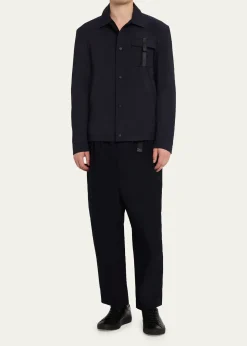 SeaseMen's Jib Set Stretch Nylon Overshirt