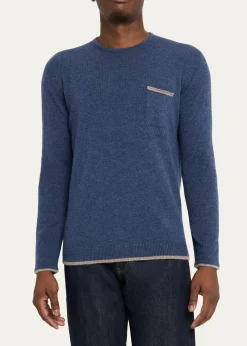 SeaseMen's Shore 2.0 Cashmere Crewneck Sweater