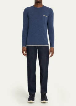 SeaseMen's Shore 2.0 Cashmere Crewneck Sweater