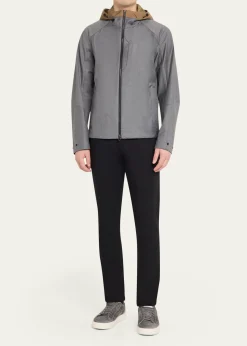 SeaseMen's Summer Balma Waterproof Hooded Jacket