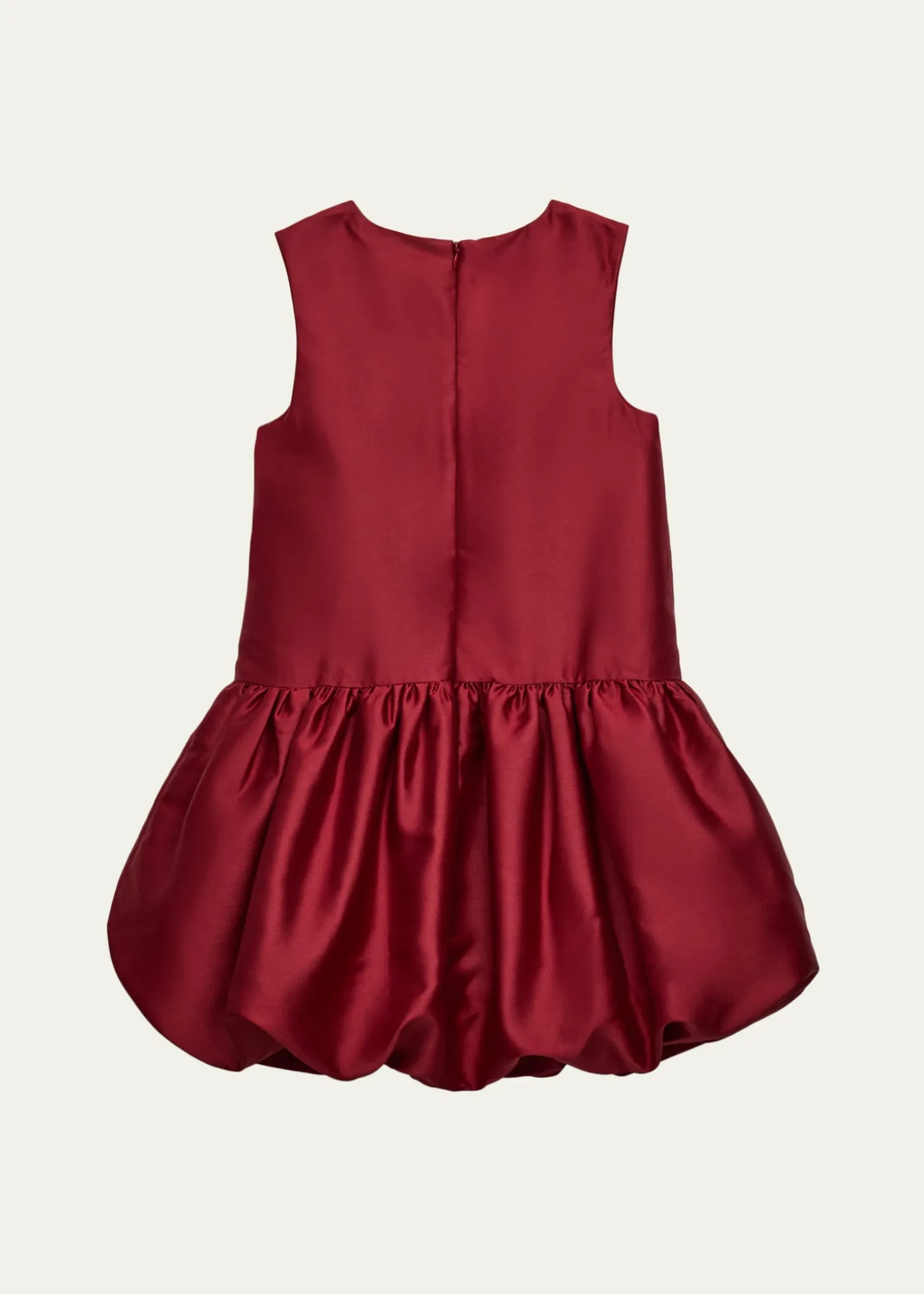 Self-PortraitGirl's Sleeveless Bubble-Hem Taffeta Dress, Size 3-12